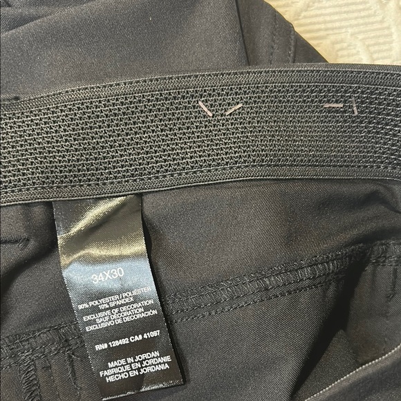 Greg Norman Collection Black Athletic Golf Pants Flat Front. 34x30 - Picture 3 of 8